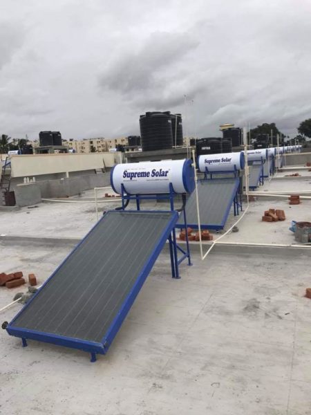 supreme solar 100 ltrs FPC Type Pressurized